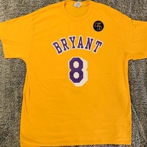 New Kobe Bryant laker memorial shirt